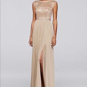 David’s Bridal bridesmaid gown